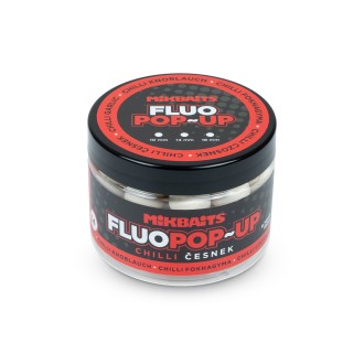 Mikbaits Plovoucí fluo boilie 150ml Chilli Česnek