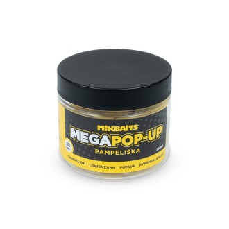 Mikbaits Mega Plovoucí fluo boilie 300ml Pampeliška