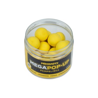 Mikbaits Mega Plovoucí fluo boilie 300ml Pampeliška