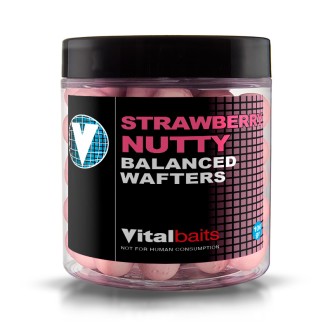 Boilies Vitalbaits Wafters Strawberry Nutty 100g