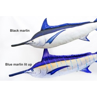 Dekorační polštář - Black marlin 118 cm