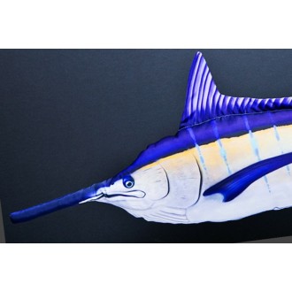 Dekorační polštář - Black marlin 118 cm