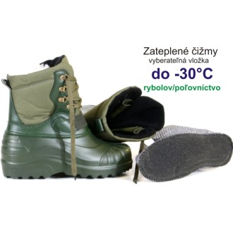 Holínky Lemingo Tramp do -30 ° zelené