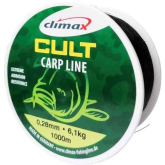 Climax silon Cult Carp line - černý 1000m