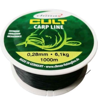 Climax silon Cult Carp line - černý 1000m
