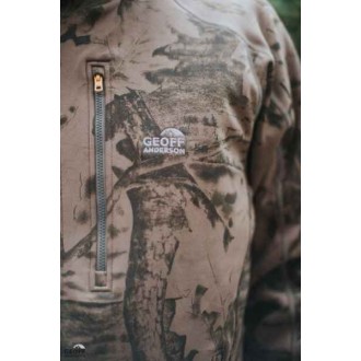 Geoff Anderson bunda z mikro fleece HOODY 3 Leaf