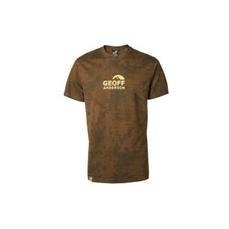 Trčko Geoff Anderson Organic Tee leaf oranž logo
