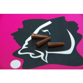 LK Baits převleky Tail Rubbers Camo Brown