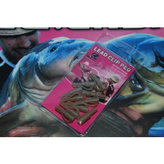 LK Baits závěsky Lead Clip Peg Camo Muddy