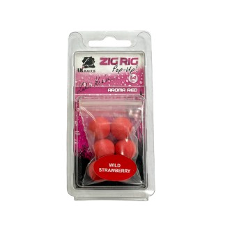 LK Baits ZIG RIG Pop–Up 14 mm – Wild Strawberry