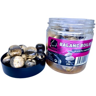 LK Baits Balanc Boilies Black Protein/Carp Secret 20mm 250ml