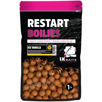 LK Baits ReStart Boilies Ice Vanilla 20mm, 1kg