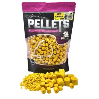 LK Baits kukuřičné pelety Corn Pellets 1kg, 20mm