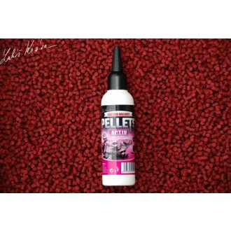LK Baits Pellets Activ 100 ml Salt Red Hallibut