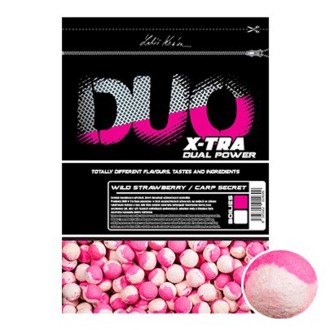 LK Baits DUO X-Tra Boilies Wild Strawberry/Carp Secret 20mm, 1kg