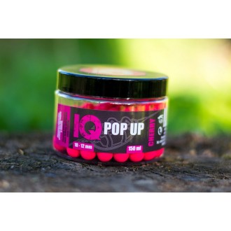 LK Baits Pop Up IQ Method Feeder Fluoro Boilies 10-12mm, 150ml Cherry
