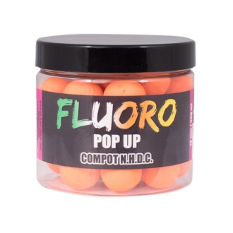 LK Baits Pop Up Fluoro Boilies Compot N.H.D.C. 18mm 200ml