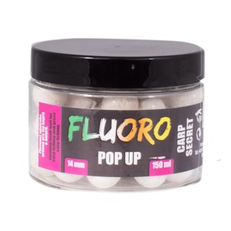 LK Baits Pop Up Fluoro Boilies Carp Secret 14mm 150ml