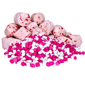 LK Baits Duo X-Tra Pellets Wild Strawberry/Carp Secret