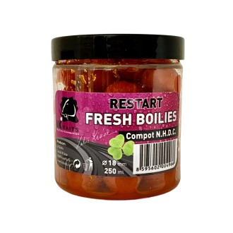 LK Baits Fresh Boilies Restart Compot N.H.D.C. 14mm 150ml