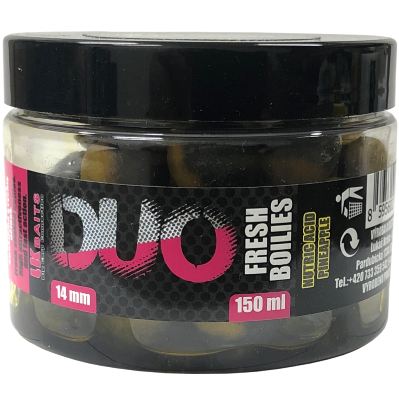 Boilie LK Baits DUO X-Tra Fresh 14mm 150ml