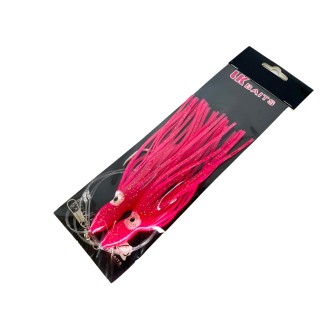 LK Baits Návazec Chobotnice 8/0 16cm UV Pink