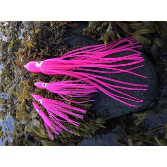 LK Baits Návazec Chobotnice 8/0 16cm UV Pink