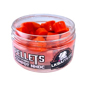 LK Baits Pelety v dipu Compot NHDC 12mm, 60g