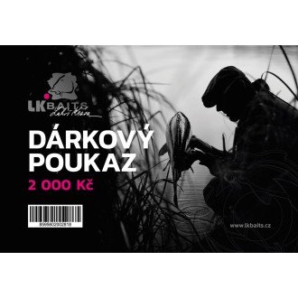 LK Baits dárkový elektronický poukaz 2000