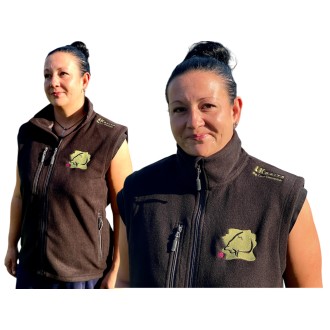 LK Baits vesta Exit Fleece unisex černá vel.2XL