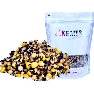 LK Baits Partikl Mix vařený - kukuřice, řepka, pšenice, hrách 1kg