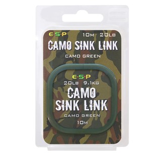 ESP návazcová šňůrka Camo Sink Link Green 20lb 10m