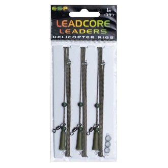 ESP návazce Leadcore Helicopter Rigs Weddy Green 1m
