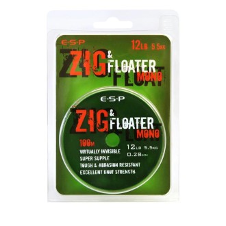 ESP vlasec Zig&Floater Mono 100m 12lb 0,28mm 5,5kg