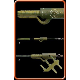 ESP závěsky Adjustable Lead Clips Weedy Green