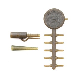 ESP závěsky Adjustable Lead Clip Kits-Weedy Green