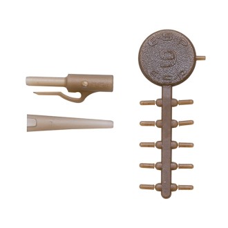 ESP závěsky s převlekem Ejector Lead Clips vel. 9 Brown