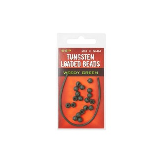 ESP tungstenové korálky Tungsten Loaded Bead 5 mm Green