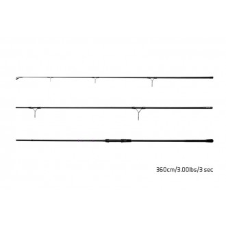 Prut Delphin Corsa Black Carp 3,90m 3,50lb 3díly