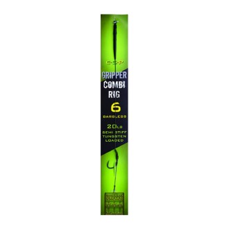 ESP návazec Gripper Combi Rigs 6 Green Barbless