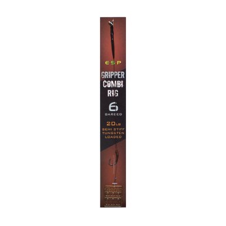 ESP návazec Gripper Combi Rigs 6 Brown Barbed