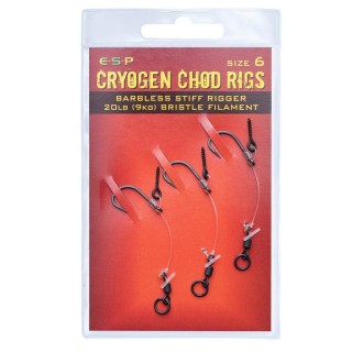 ESP hotové návazce Cryogen Chod Rig Barbless vel. 6