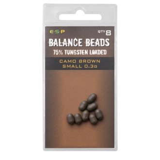 ESP Tungsten Loaded Balance Beads Small Brown