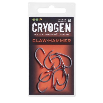 ESP háčky Cryogen Claw Hammer Hooks Barbed vel. 8, 10 ks