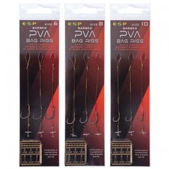 ESP návazce PVA Bag Rigs Barbed vel.6