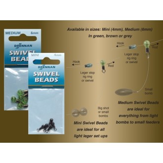 Drennan obratlíky Swivel Beads Mini (4mm)