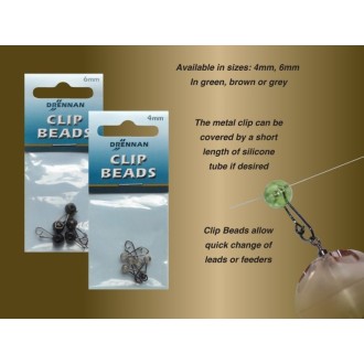 Drennan karabiny Clip Beads 4mm
