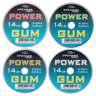 Drennan feederová guma Powergum 14lb / 6,3kg Clear