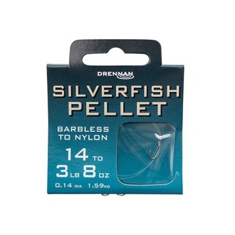 Drennan návazce Silverfish Pellet Barbless vel. 18 / 2lb