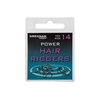 Drennan háčky bez protihrotu Power Hair Riggers Barbless vel. 10